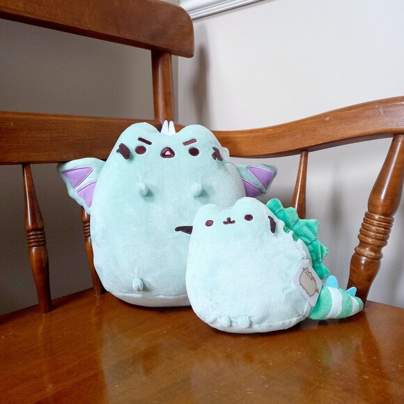 2 Brand New Pusheen Gund Plushies With Tags - Picture 1 of 10